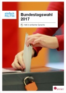 Titelblatt der Broschüre der Bundeszentrale für politsche Bildung zur Bundestagswahl 2017 in einfacher Sprache
