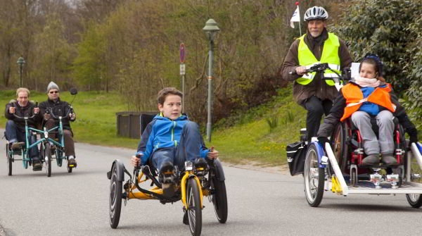 Radevent "Rund um hamfelde" 2017: Trike-Fahrer, Rollstuhl-Fiets und andere