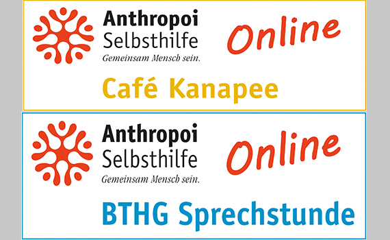Signets von Online-Café Kanapee und BTHG-Online-Sprechstunde